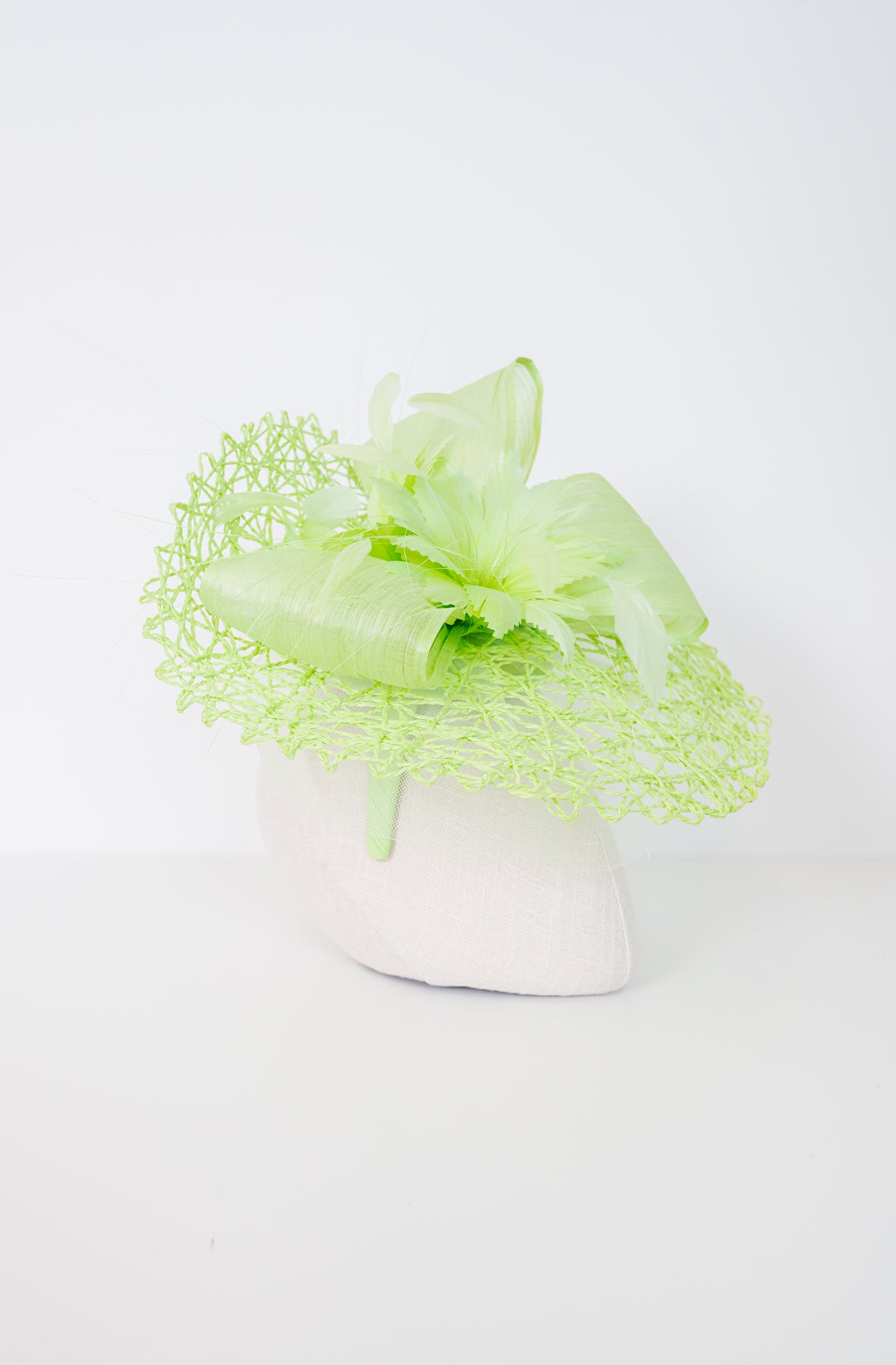 Lime Fascinator
