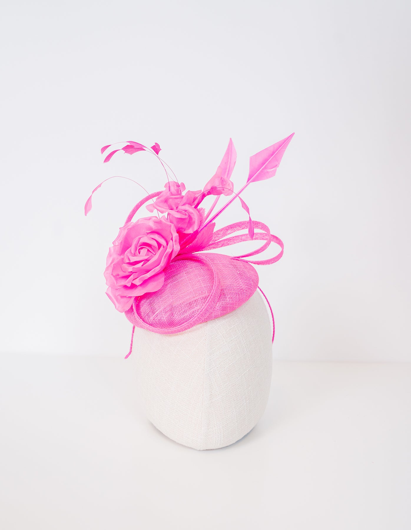 Snoxell & Gwyther Pink Cocktail Hat