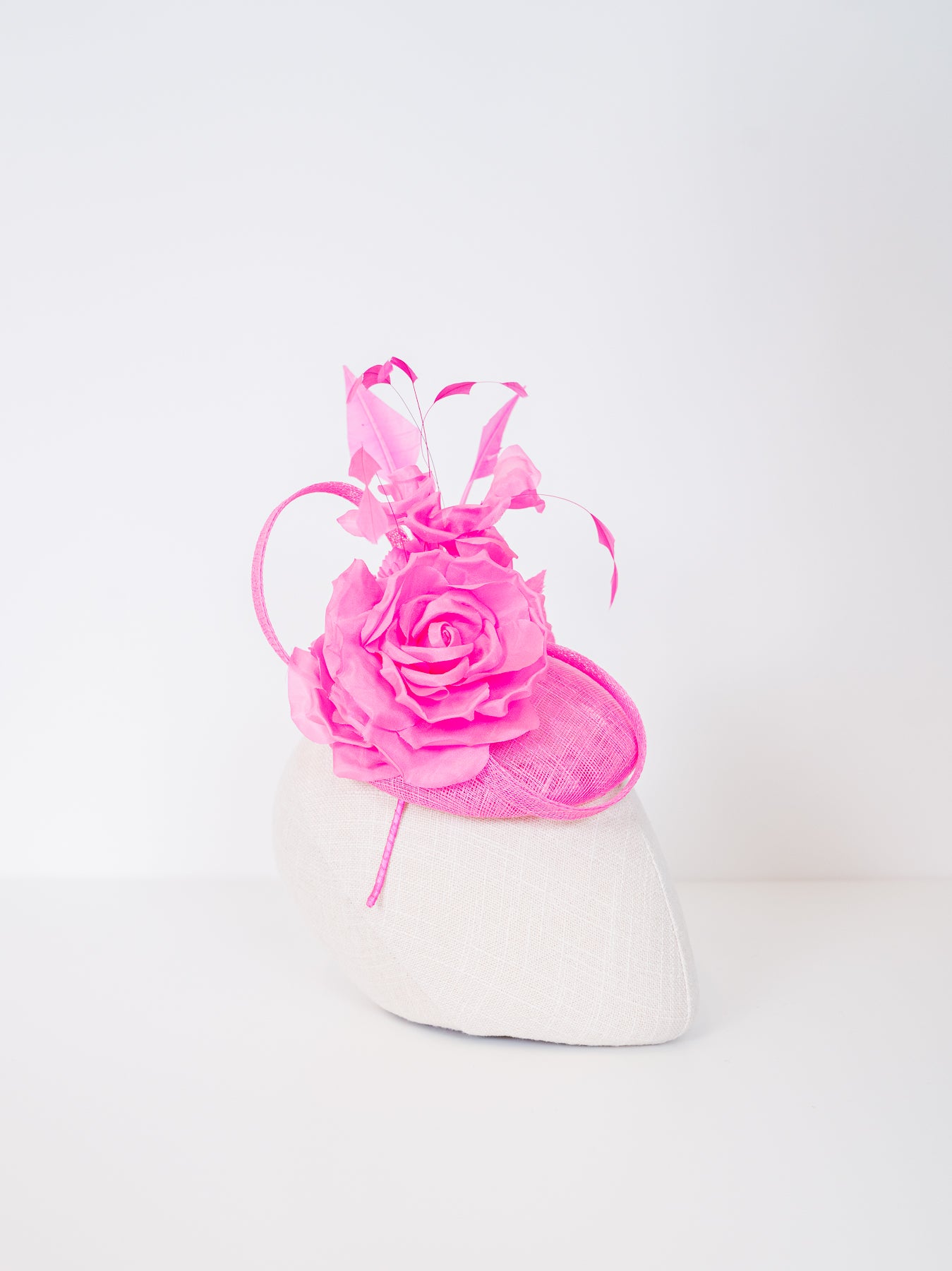 Snoxell & Gwyther Pink Cocktail Hat