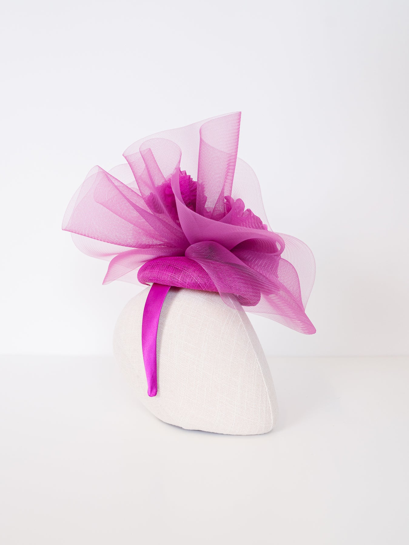 Magenta Cocktail Hat