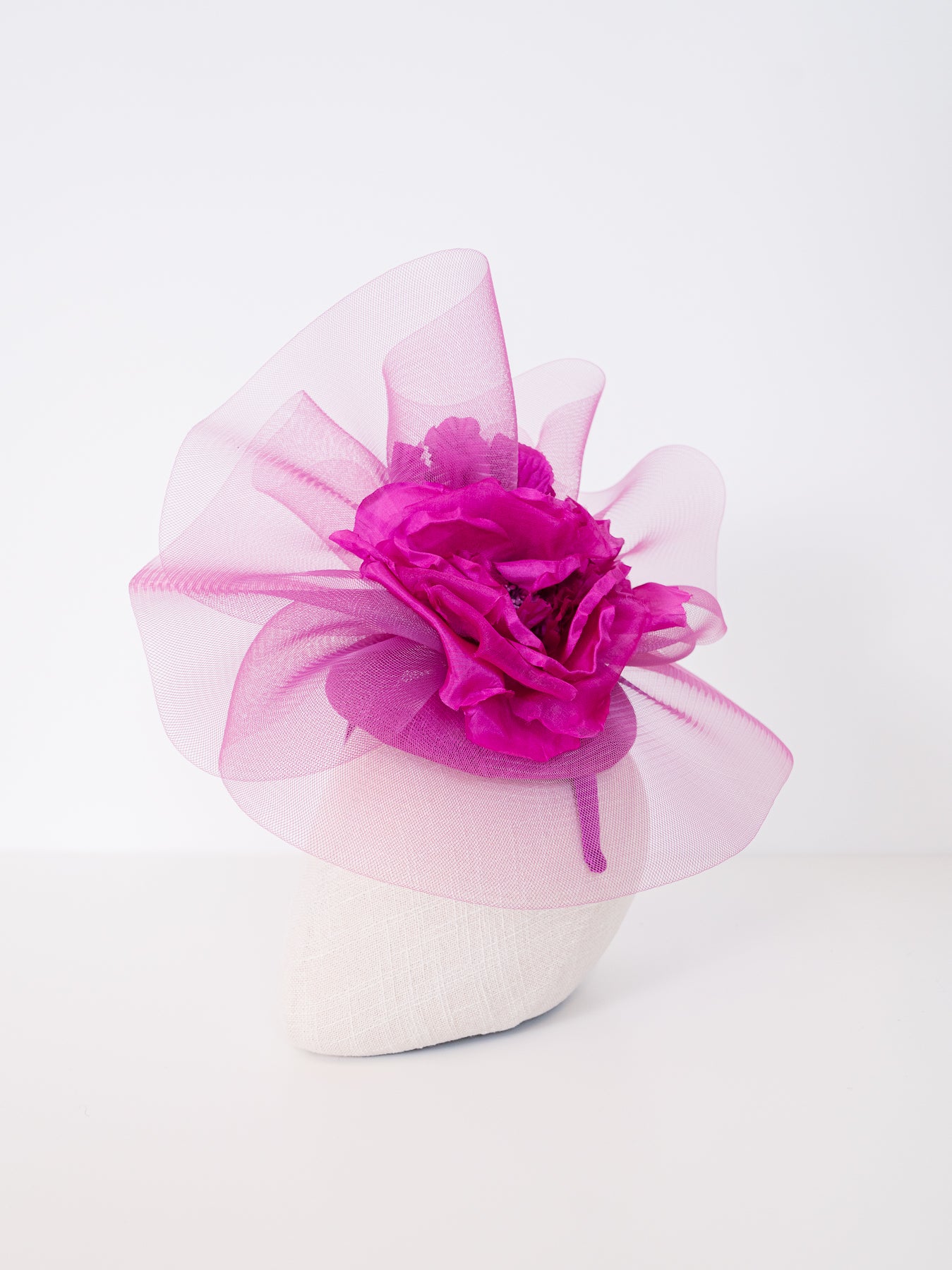 Magenta Cocktail Hat