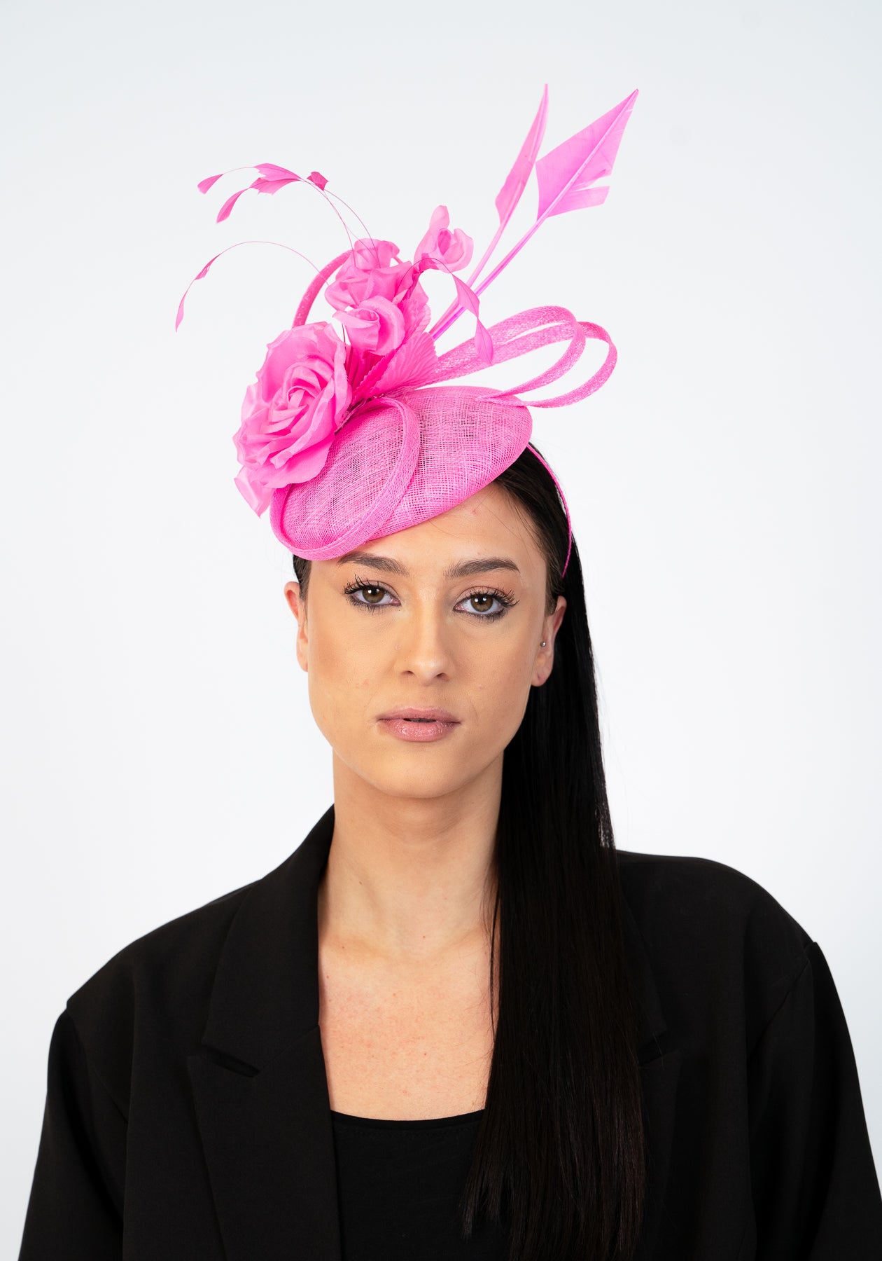 Snoxell & Gwyther Pink Cocktail Hat