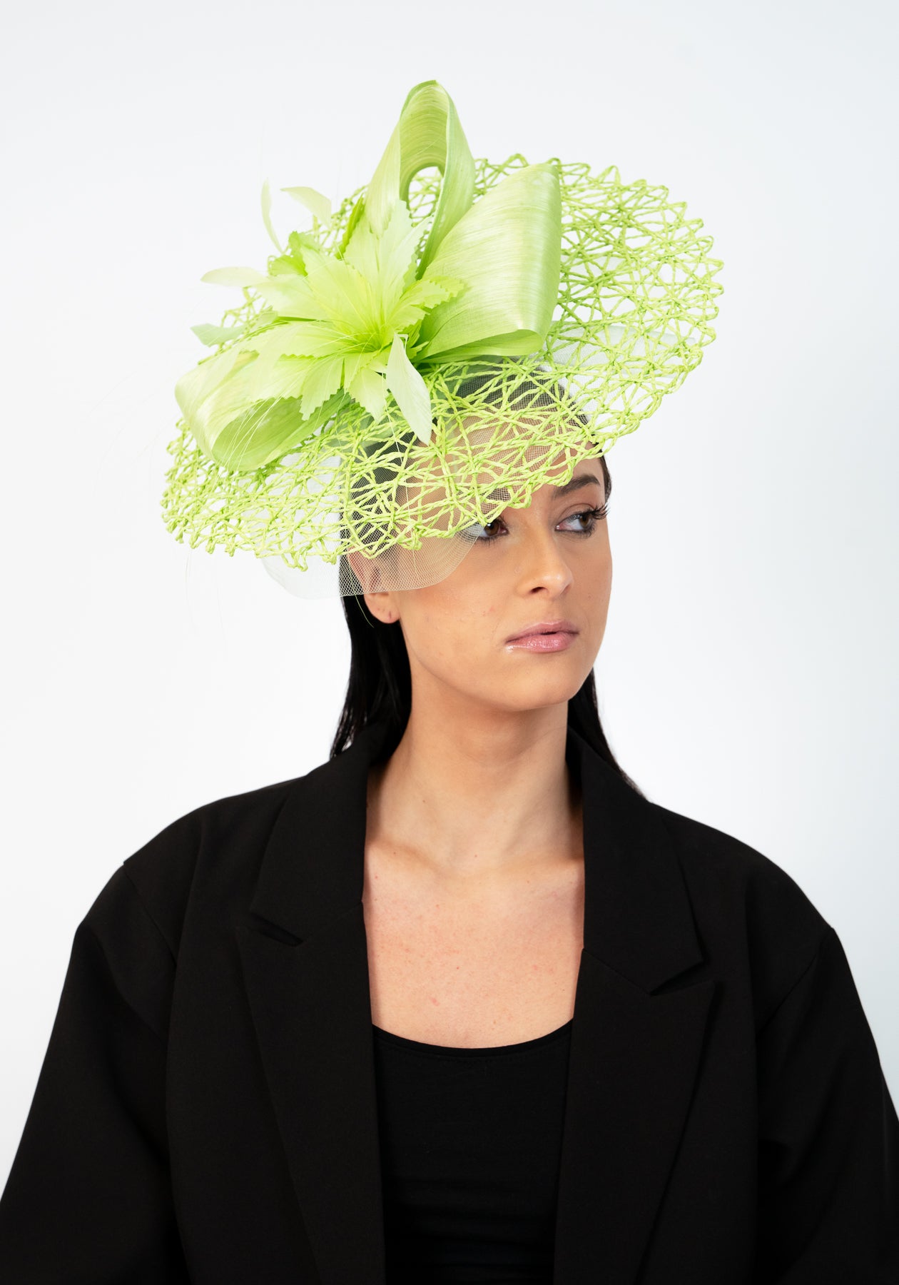Lime Fascinator