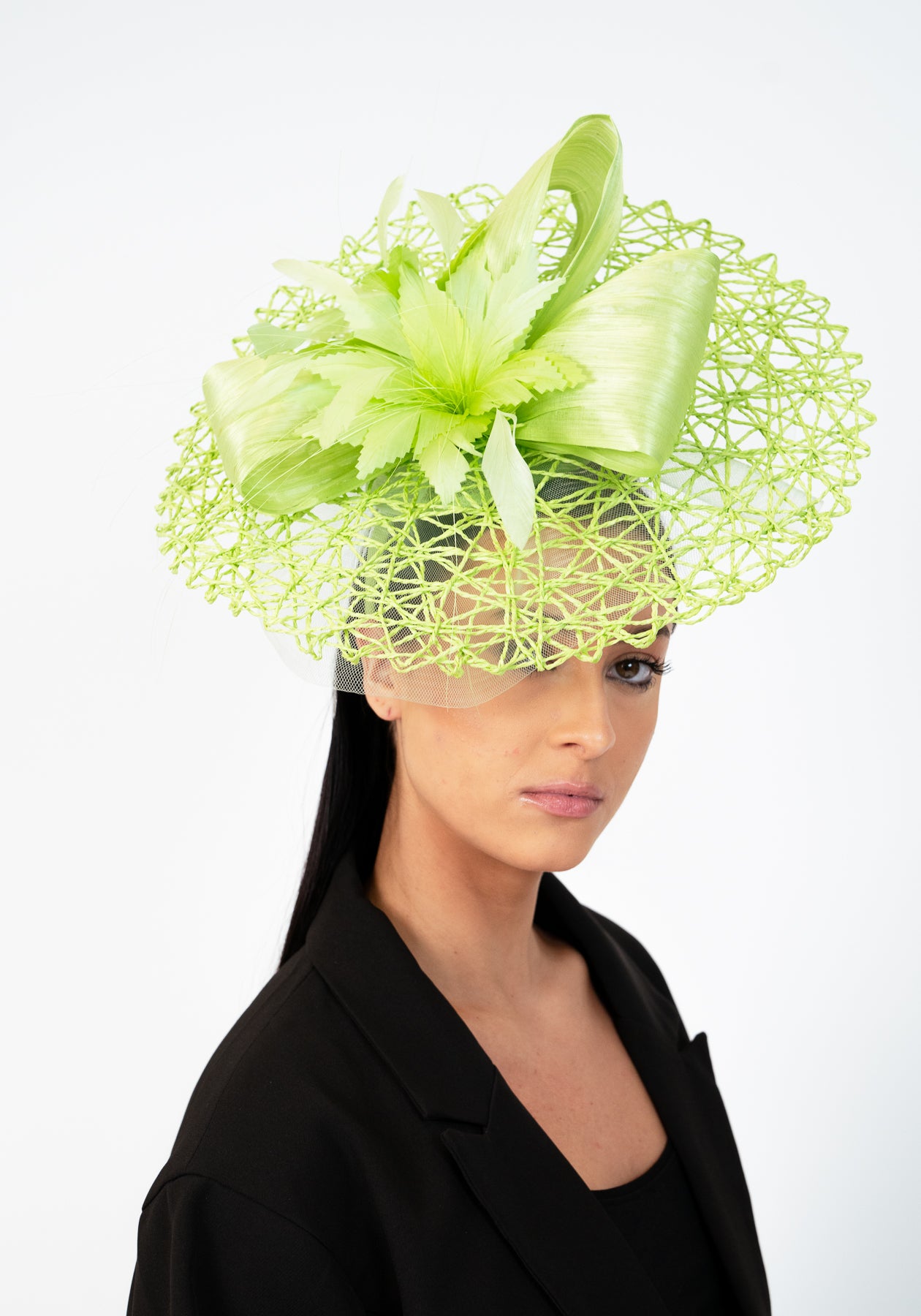 Lime Fascinator
