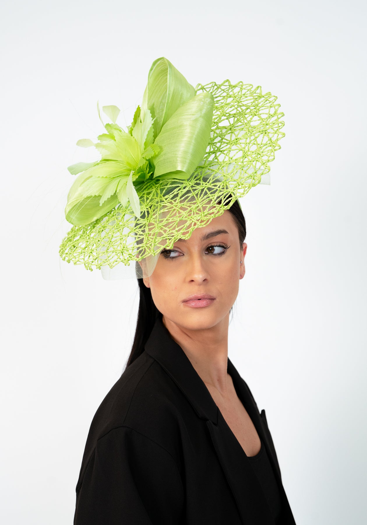 Lime Fascinator
