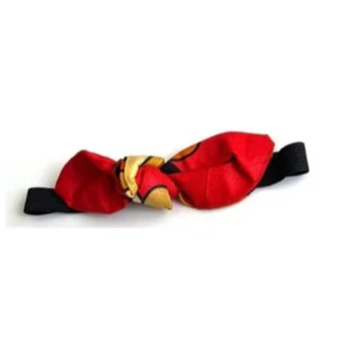 Baby & Toddler African Red Round End Bow Headband