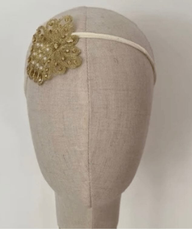 Baby & Toddler Gold Flower Headband