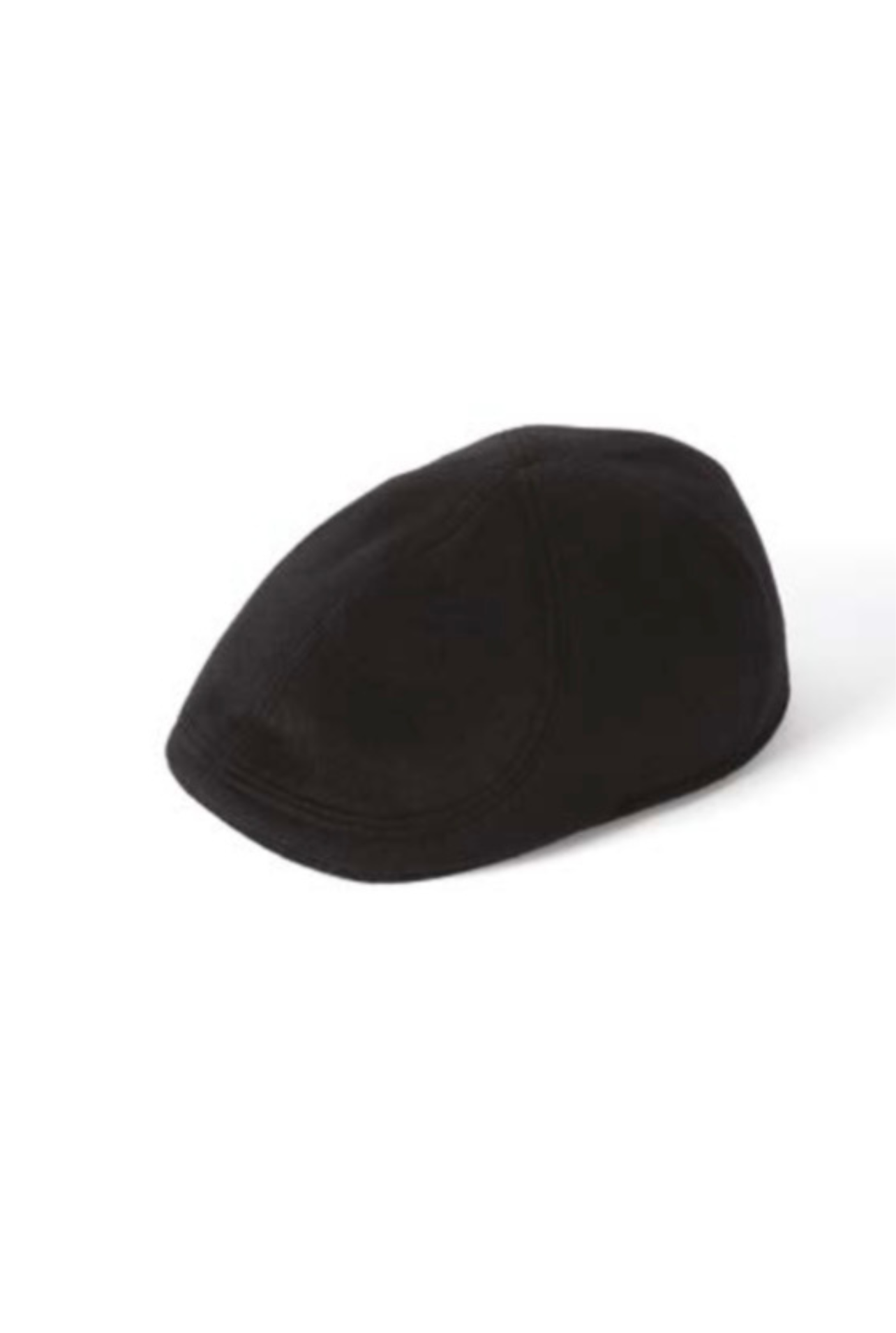Porto Black Flat Cap