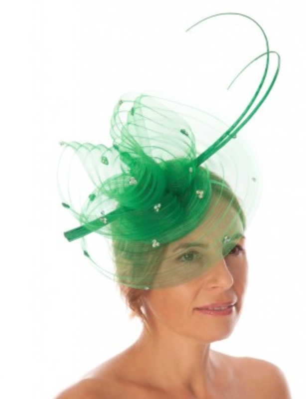Snoxell Gwyther Fascinator with quill trim
